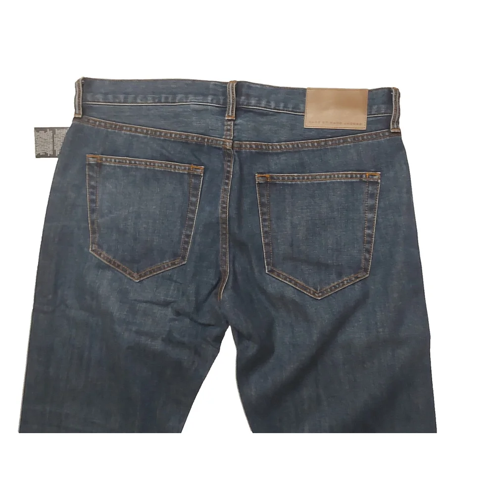 NWT Marc by Marc Jacobs MJ 117 Low Rise Slim Tapered Indigo Blue Jeans 33x34